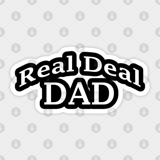 Real Deal Dad Sticker by Comic Dzyns